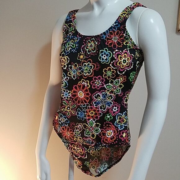 Islander Multicolored Floral One Piece Swimsuit (10) - Picture 2 of 6